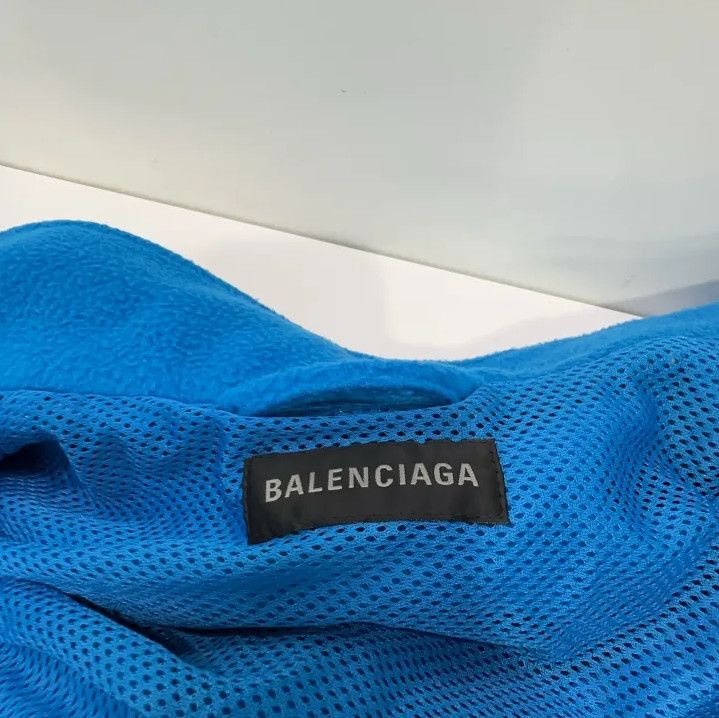 Balenciaga Balenciaga Blue Long Sleeve Zip Jacket Size US L / EU 52-54 / 3 - 6 Thumbnail