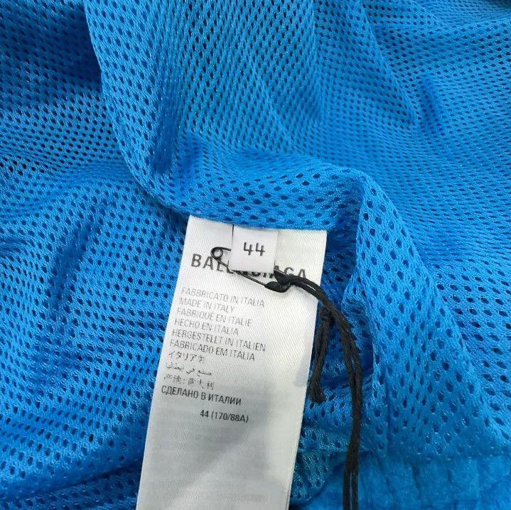 Balenciaga Balenciaga Blue Long Sleeve Zip Jacket Size US L / EU 52-54 / 3 - 4 Thumbnail