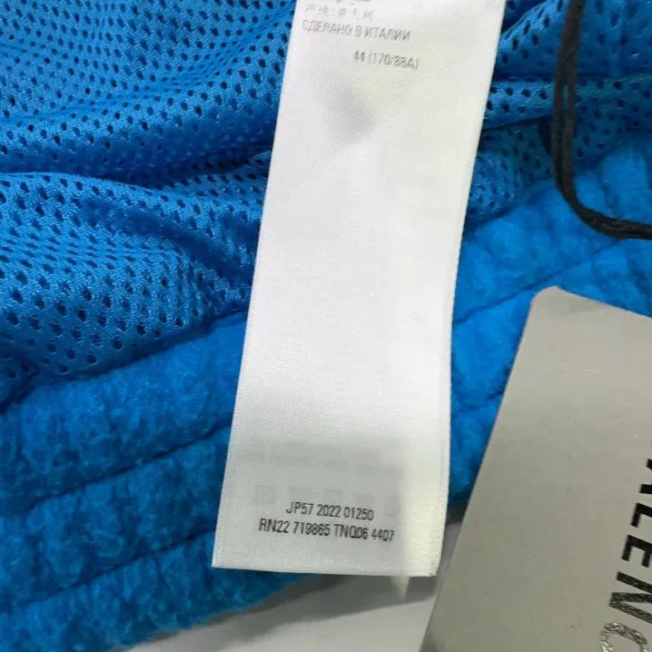Balenciaga Balenciaga Blue Long Sleeve Zip Jacket Size US L / EU 52-54 / 3 - 5 Thumbnail