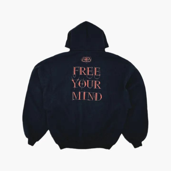 Balenciaga Balenciaga Black Graphic Print Hoodie Size US XS / EU 42 / 0 - 3 Thumbnail