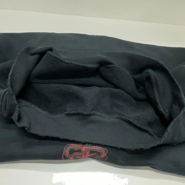 Balenciaga Balenciaga Black Graphic Print Hoodie Size US XS / EU 42 / 0 - 9 Thumbnail