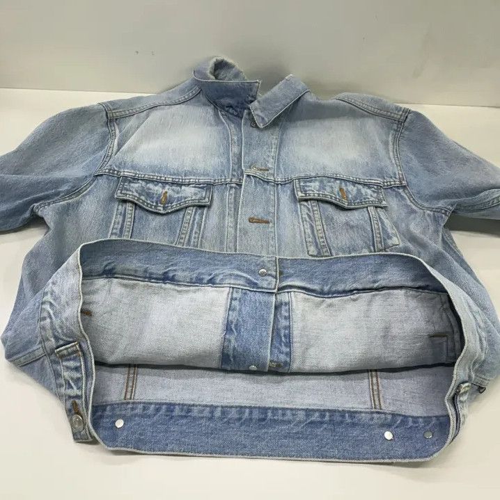 Balenciaga Balenciaga Logo Denim Jacket for Men Size US M / EU 48-50 / 2 - 9 Thumbnail