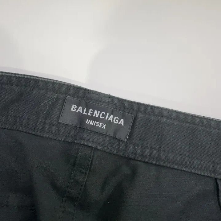 Balenciaga Balenciaga Black Casual Cargo Shorts for Men Size US 31 - 6 Thumbnail