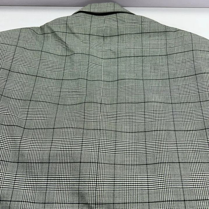 Balenciaga Balenciaga Black and White Plaid Long Sleeve Blazer Size US S / EU 44-46 / 1 - 7 Thumbnail