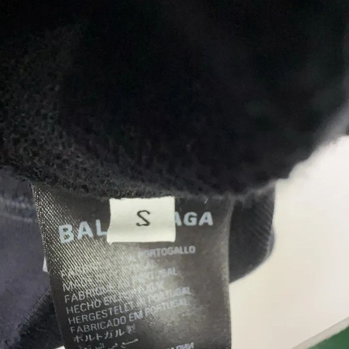 Balenciaga Balenciaga Classic Logo Black Hoodie Size US S / EU 44-46 / 1 - 4 Thumbnail