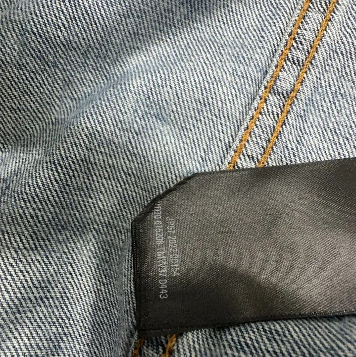 Balenciaga Balenciaga Logo Denim Jacket for Men and Women Size US XS / EU 42 / 0 - 5 Thumbnail