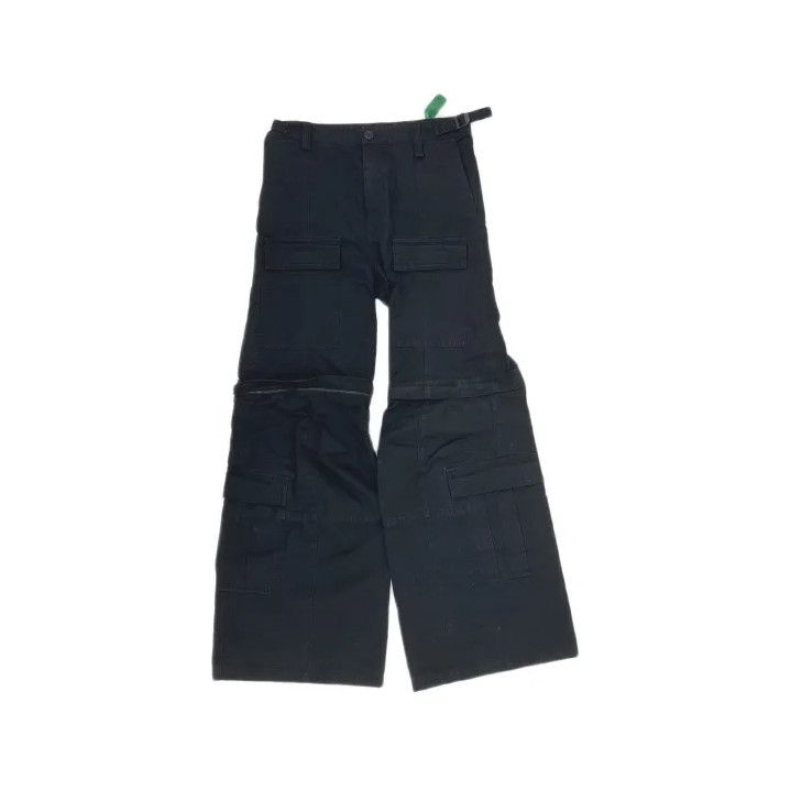 Balenciaga Balenciaga Relaxed Wide-Leg Cargo Pants Size US 26 / EU 42 - 2 Thumbnail