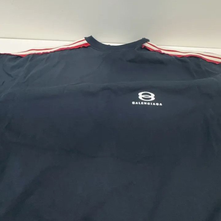 Balenciaga Balenciaga Summer Logo Striped T-Shirt Size US M / EU 48-50 / 2 - 9 Thumbnail