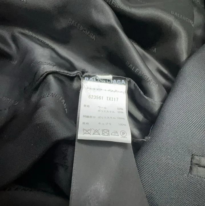 Balenciaga Balenciaga Black Short Sleeve Suit Jacket Size US M / EU 48-50 / 2 - 7 Thumbnail