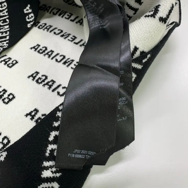 Balenciaga Balenciaga SS22 Black Logo Long Sleeve Knitwear Size US M / EU 48-50 / 2 - 5 Thumbnail