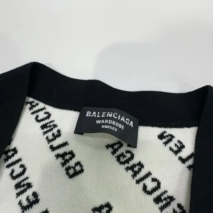 Balenciaga Balenciaga SS22 Black Logo Long Sleeve Knitwear Size US M / EU 48-50 / 2 - 6 Thumbnail