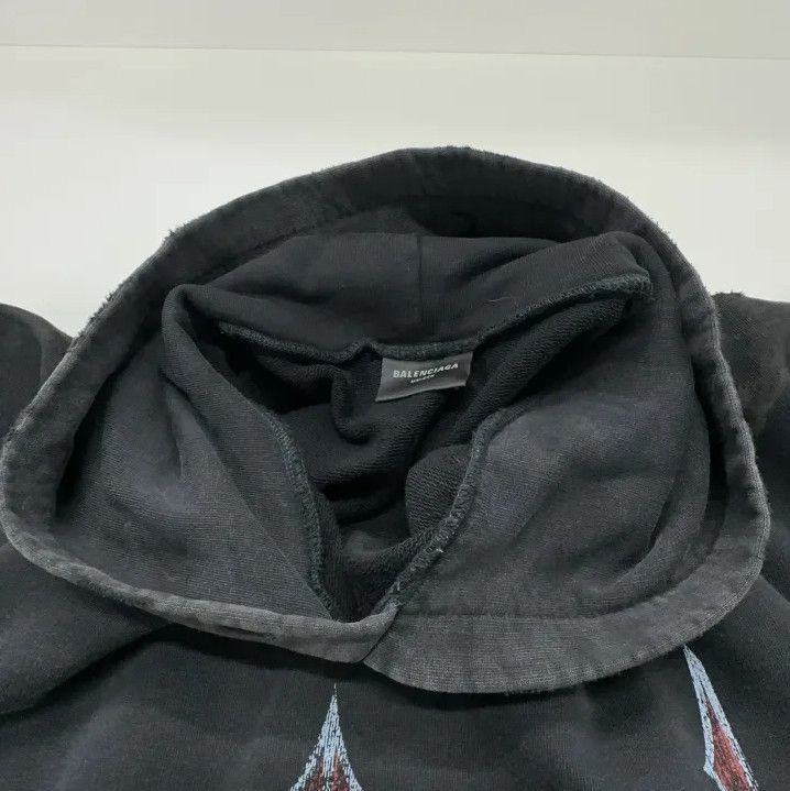 Balenciaga Balenciaga Graphic Hooded Sweatshirt for All Genders Size US M / EU 48-50 / 2 - 7 Thumbnail