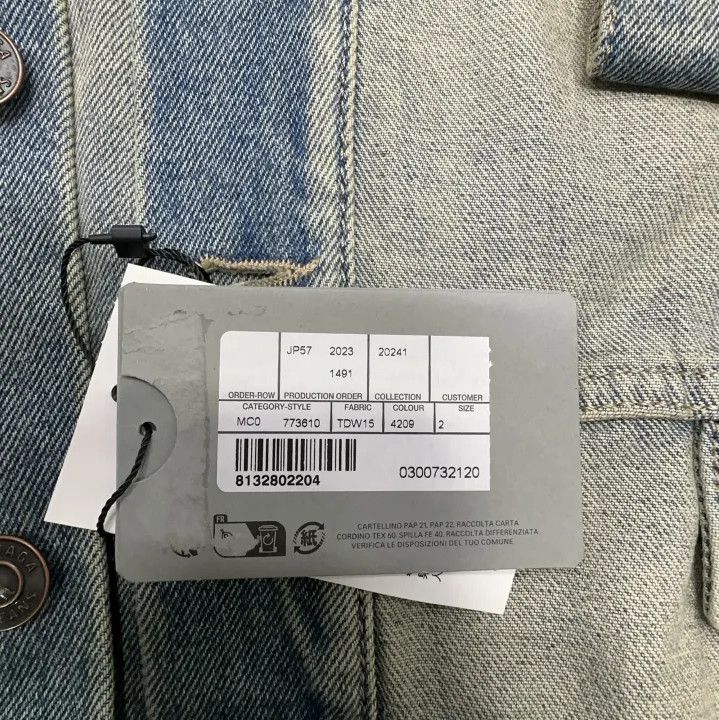 Balenciaga Balenciaga Vintage Logo Denim Jacket Size US M / EU 48-50 / 2 - 3 Thumbnail