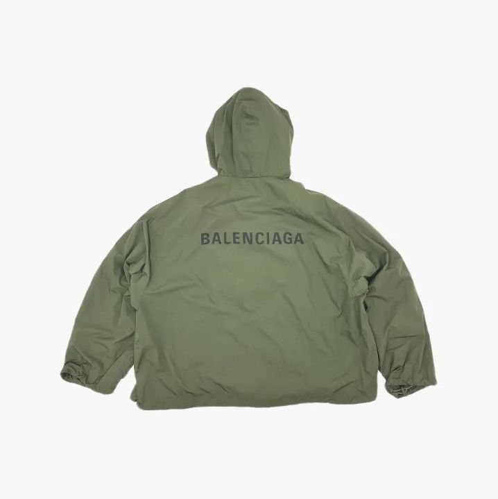 Balenciaga Balenciaga Green Logo Hoodie Jacket for Men Size US M / EU 48-50 / 2 - 3 Thumbnail