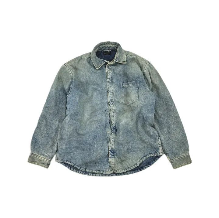 Balenciaga Balenciaga Blue Vintage Pocket Collar Jacket Size US XS / EU 42 / 0 - 2 Thumbnail