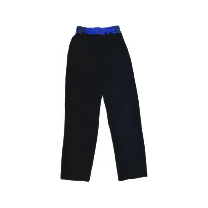 Balenciaga Balenciaga Black Distressed Trousers with Unique Waistband Size US 34 / EU 50 - 2 Thumbnail
