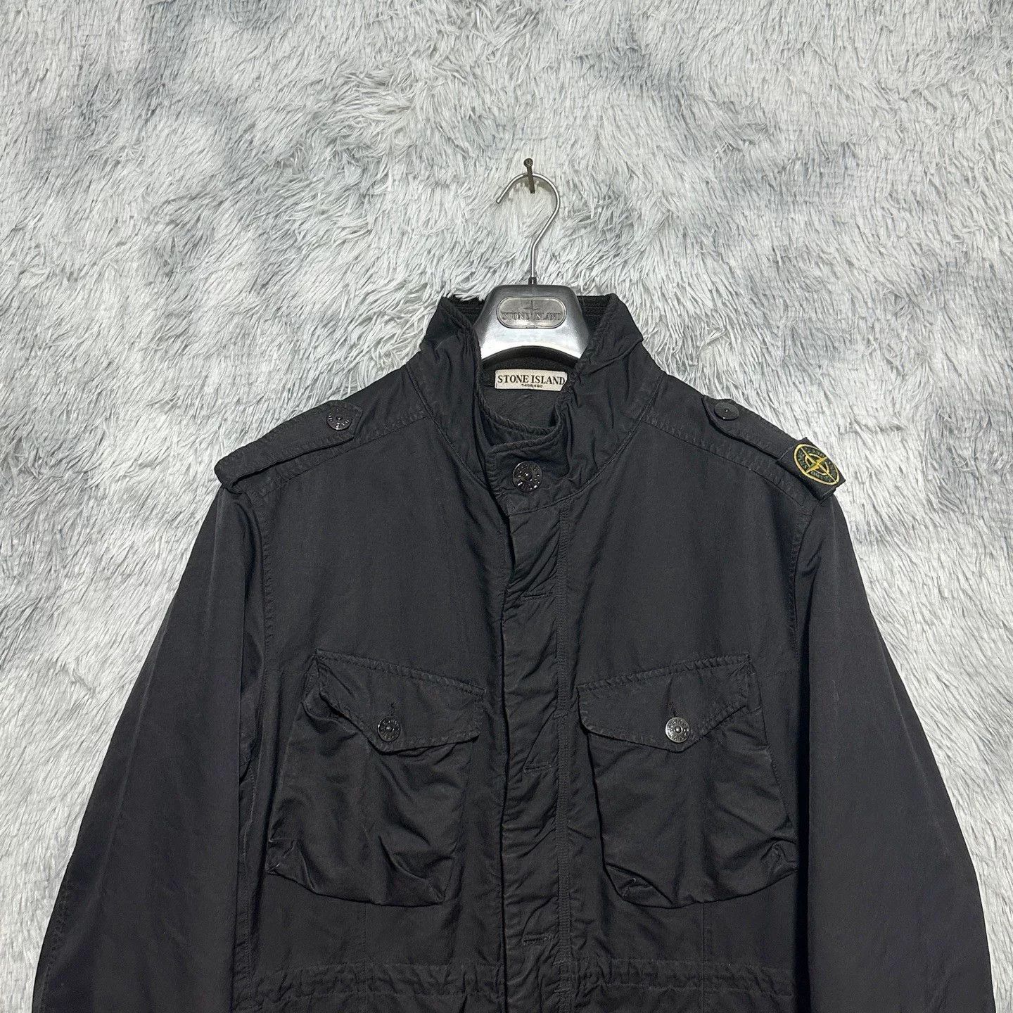 Stone Island stone island black shoulder patch jacket Size US XXL / EU 58 / 5 - 3 Thumbnail