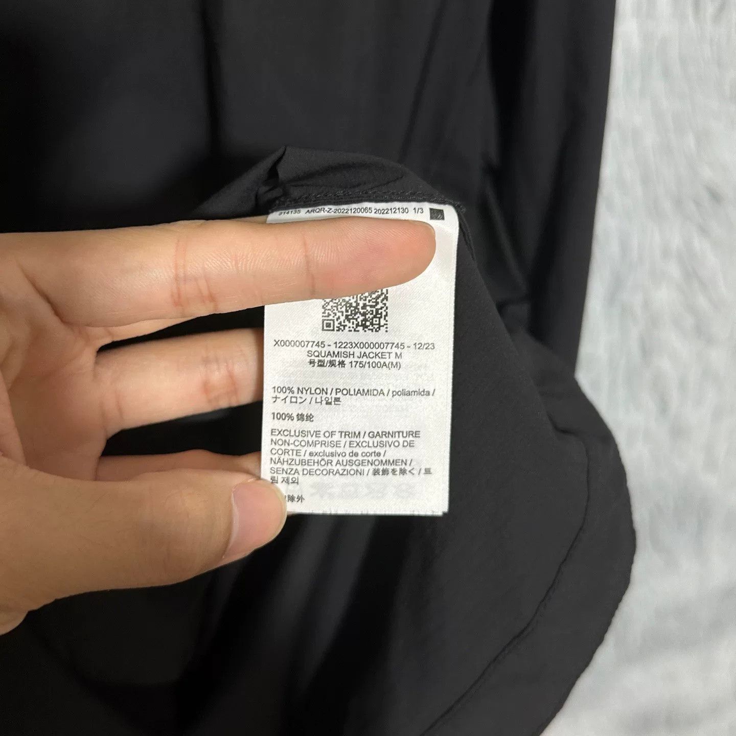 Arc'teryx arcteryx squamish jacket lightweight black M Size US M / EU 48-50 / 2 - 5 Thumbnail