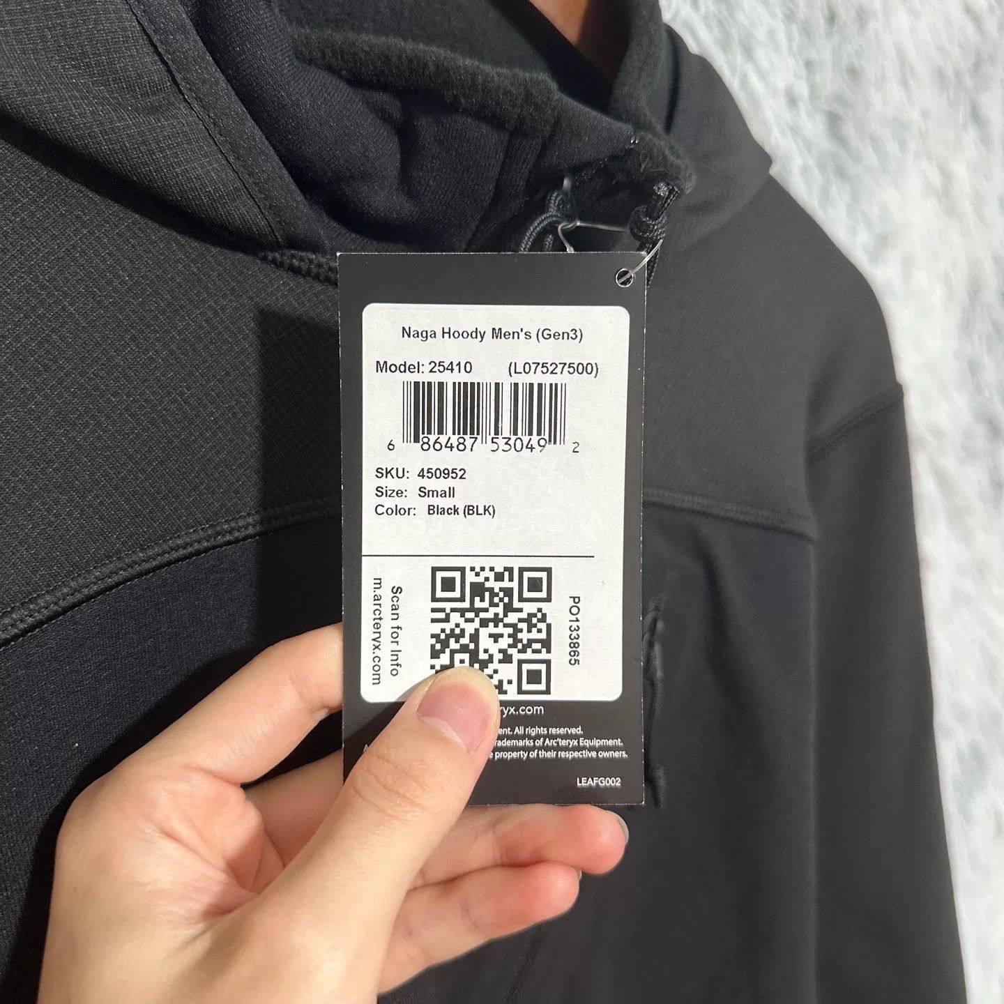 Arc'teryx arcteryx men's leaf naga hoody black Size US S / EU 44-46 / 1 - 4 Thumbnail