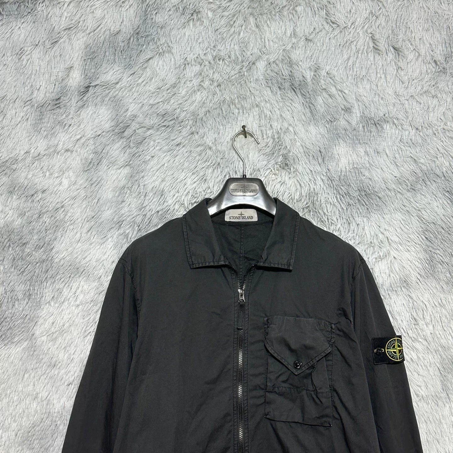 Stone Island stone island black single pocket jacket XL Size US XL / EU 56 / 4 - 3 Thumbnail