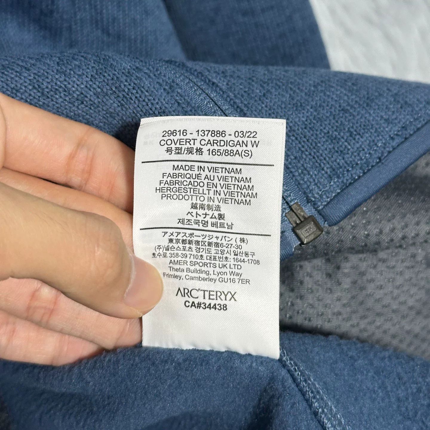 Arc'teryx arcteryx covert cardigan in moonlit blue Size US S / EU 44-46 / 1 - 7 Thumbnail