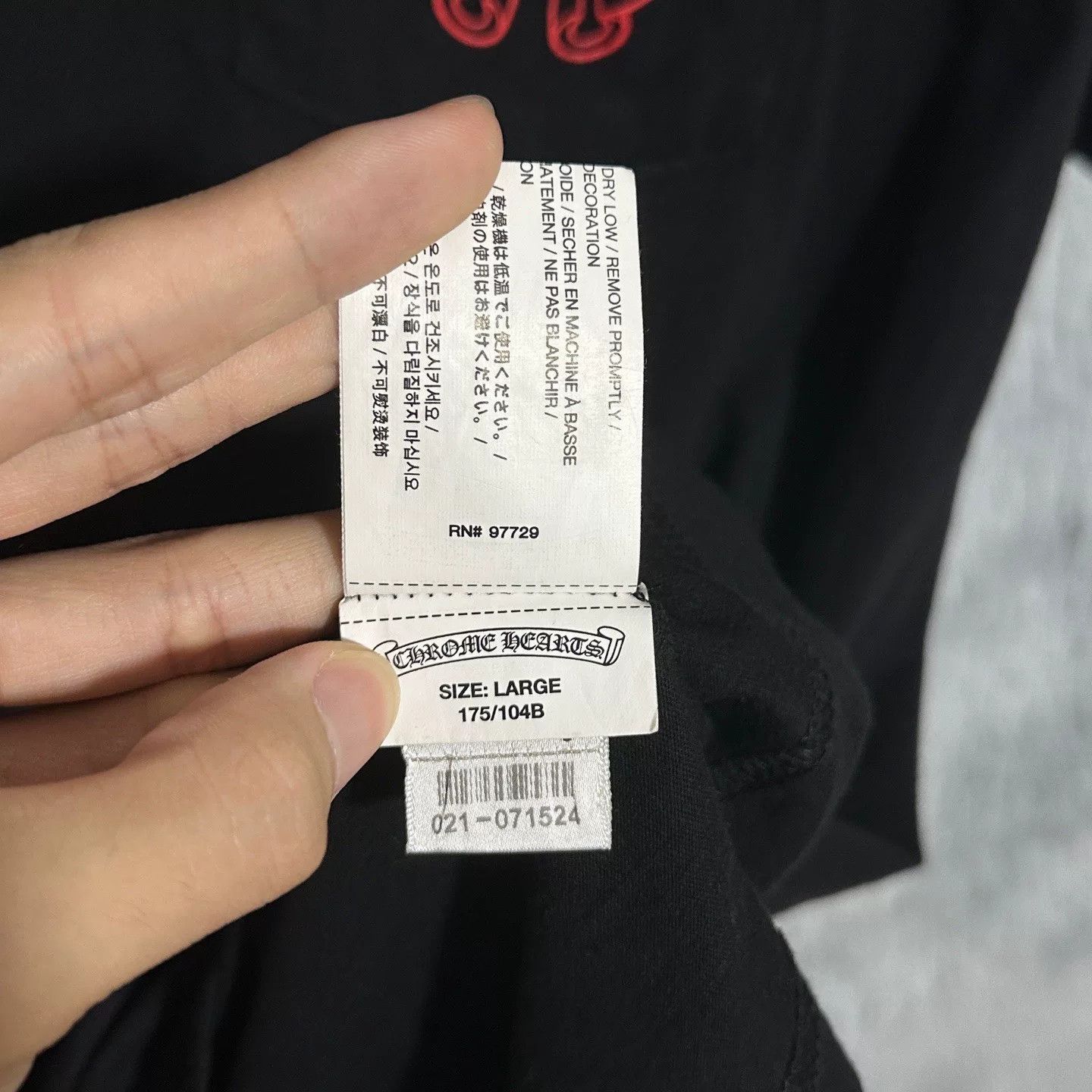 Chrome Hearts chrome hearts red cross short sleeve t-shirt Size US L / EU 52-54 / 3 - 8 Thumbnail