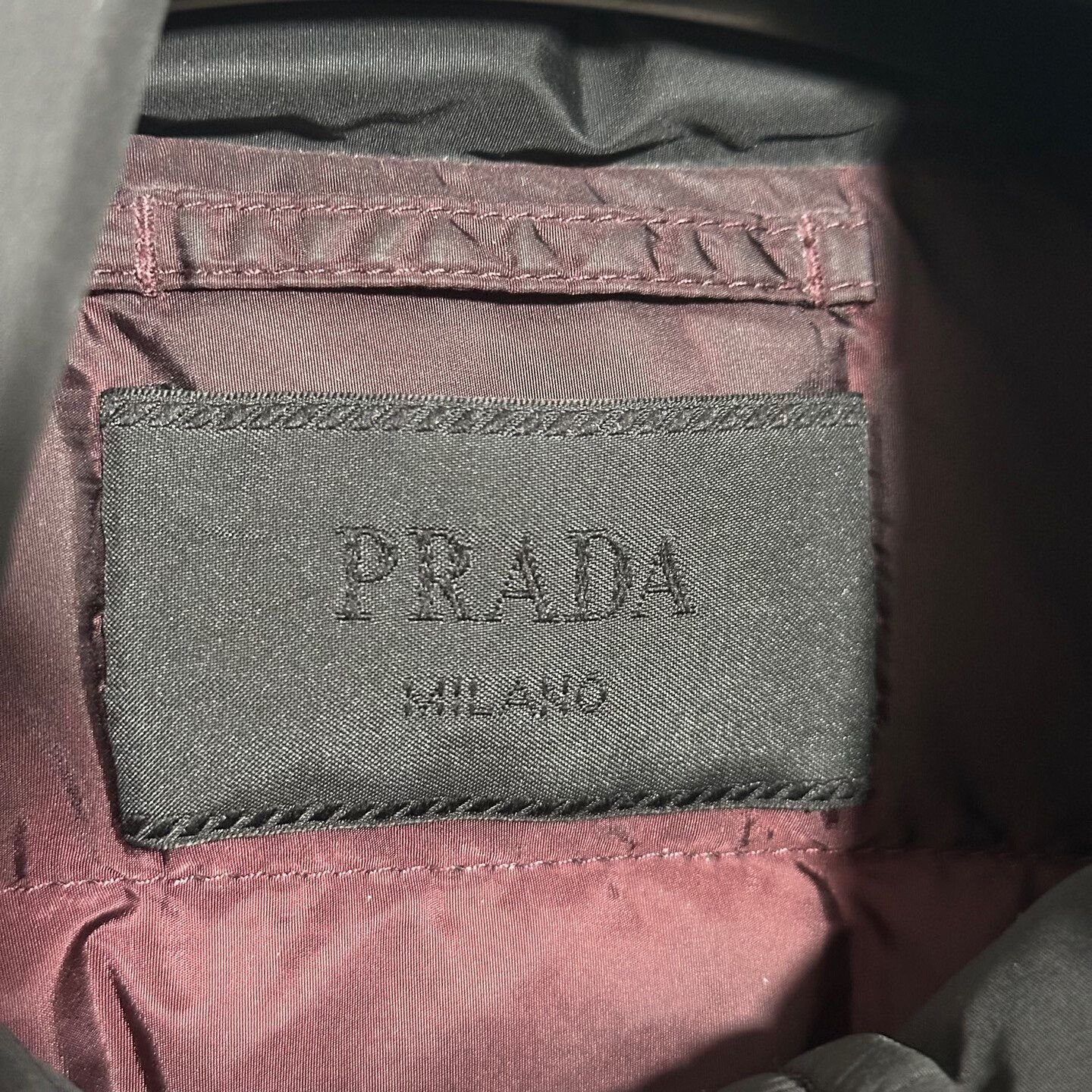 Prada prada black down jacket with logo Size US L / EU 52-54 / 3 - 5 Thumbnail