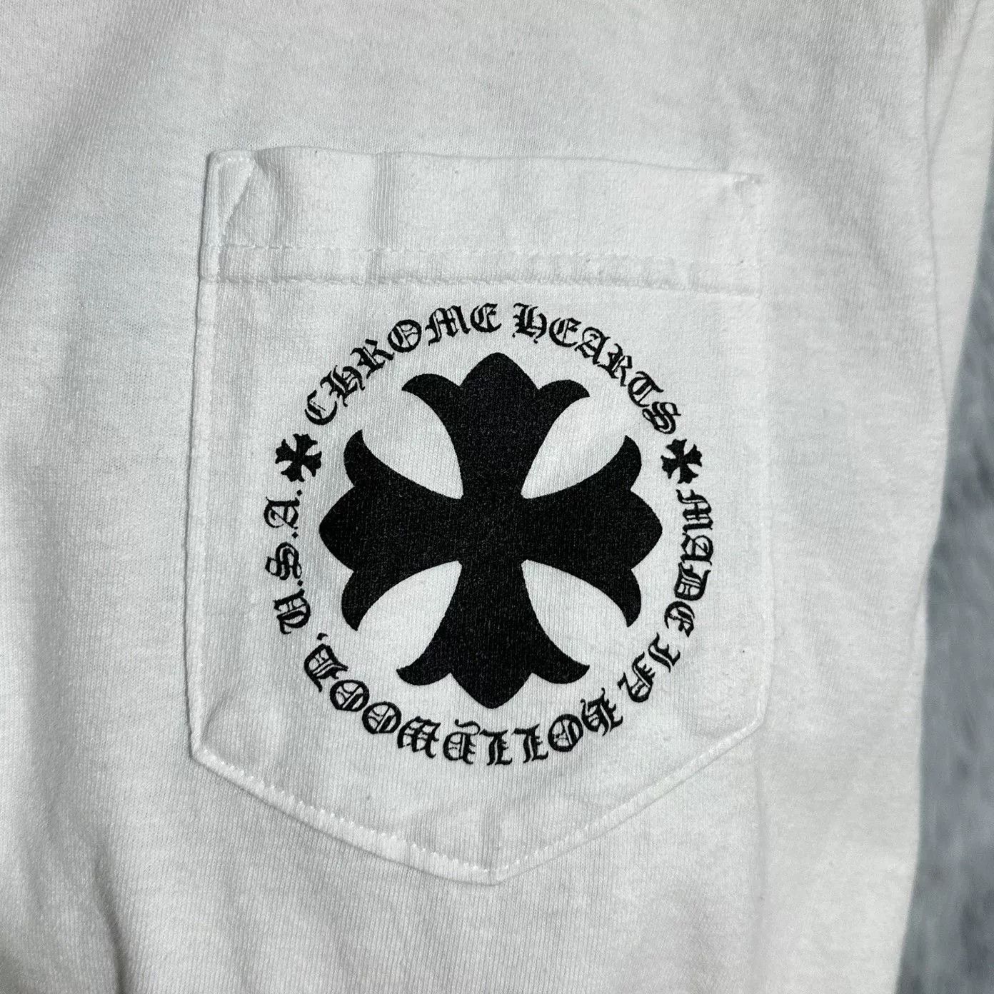 Chrome Hearts chrome hearts long sleeve t-shirt white Size US S / EU 44-46 / 1 - 4 Thumbnail
