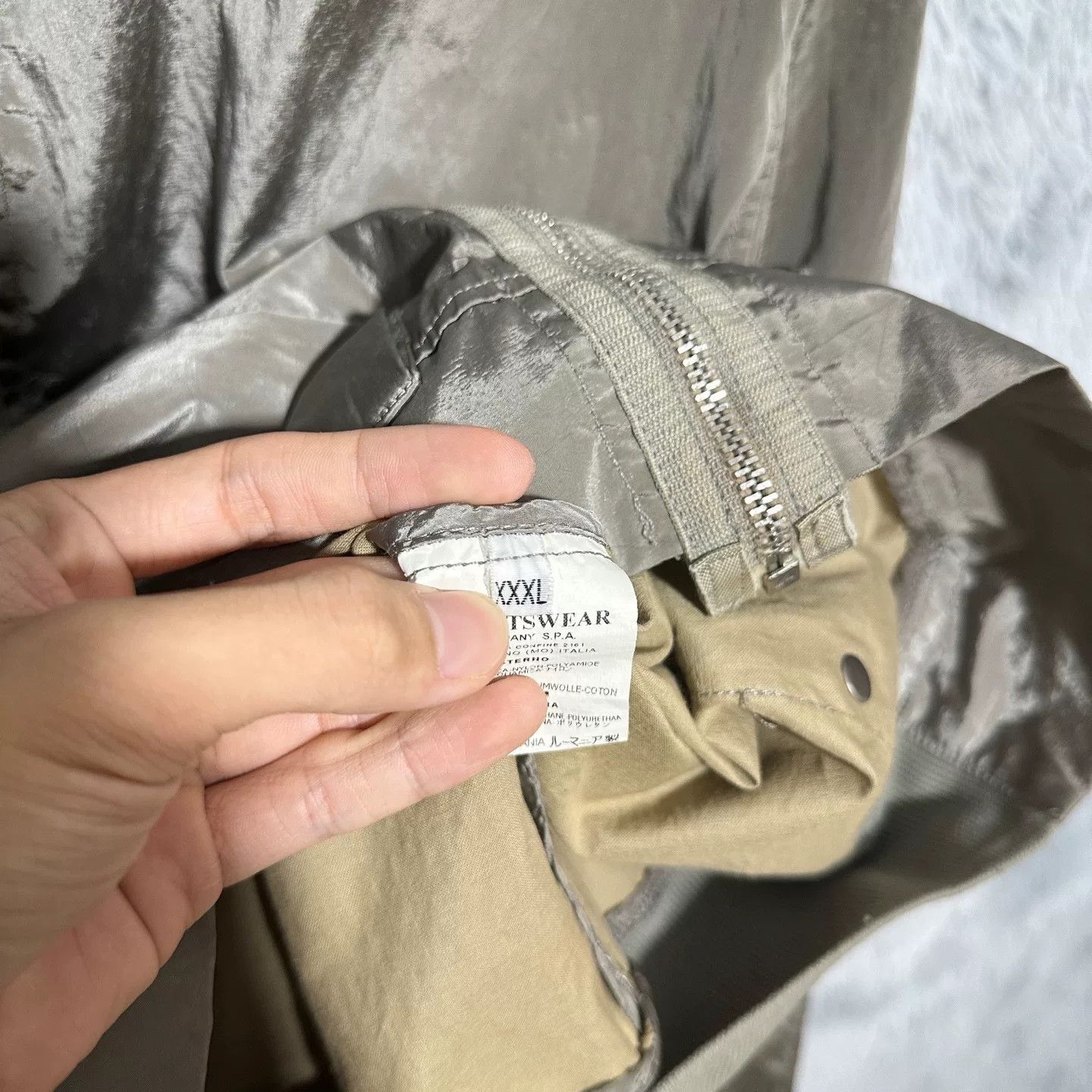 Stone Island stone island metallic nylon jacket in silver Size US XXL / EU 58 / 5 - 5 Thumbnail