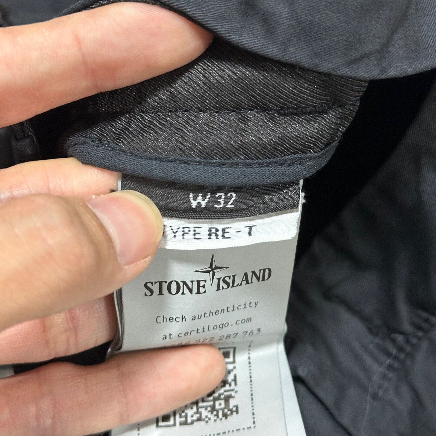Stone Island stone island black cargo pants W32 size Size US 32 / EU 48 - 6 Thumbnail