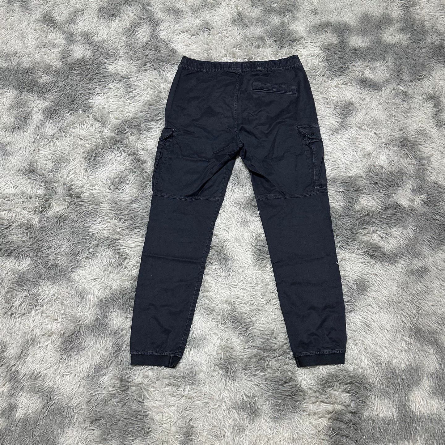 Stone Island Stone Island Dark Blue Work Pants W31 Size Size US 31 - 2 Thumbnail