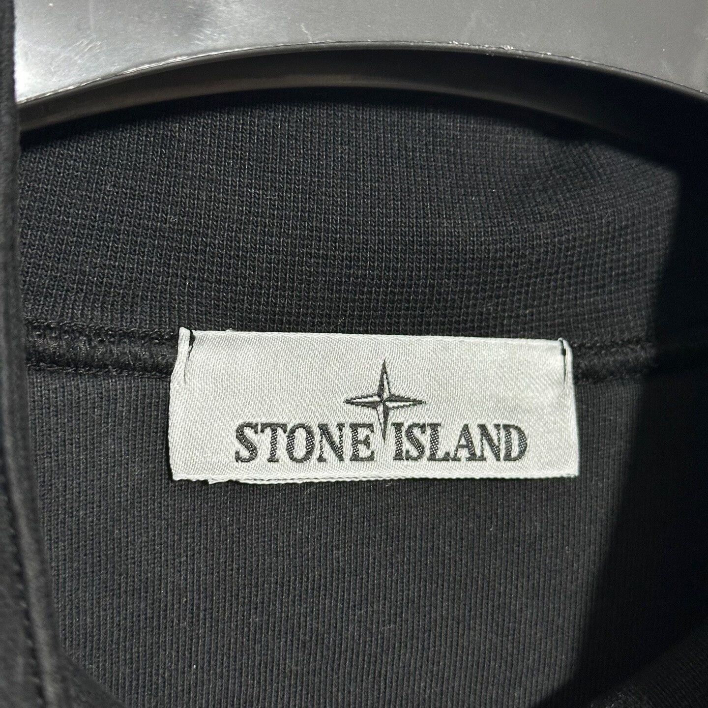 Stone Island black half-zip sweatshirt from Stone Island Size US XXL / EU 58 / 5 - 5 Thumbnail
