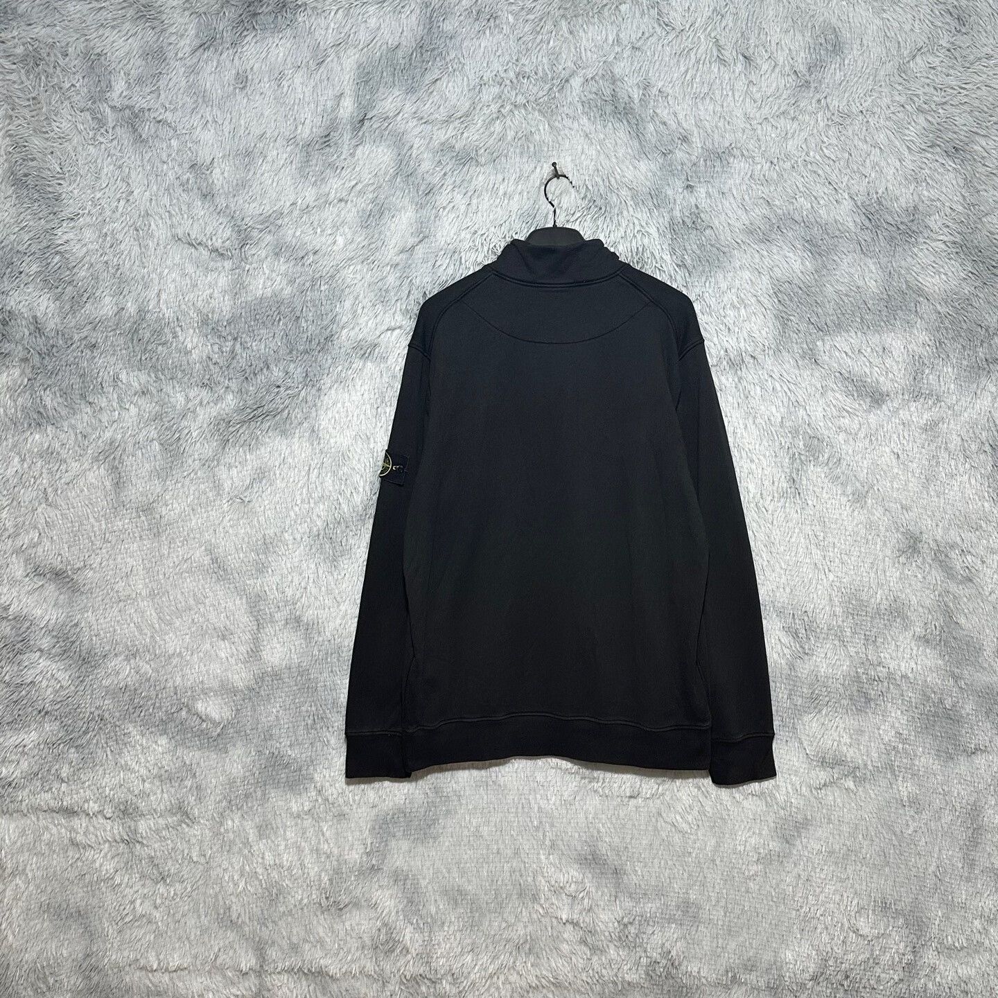 Stone Island black half-zip sweatshirt from Stone Island Size US XXL / EU 58 / 5 - 2 Thumbnail