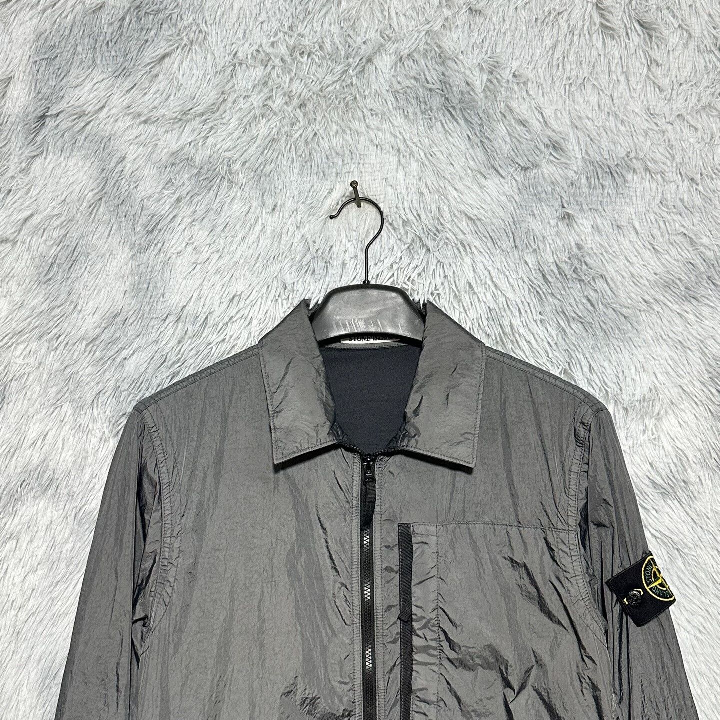 Stone Island stone island 23fw crinkled nylon jacket Size US M / EU 48-50 / 2 - 3 Thumbnail