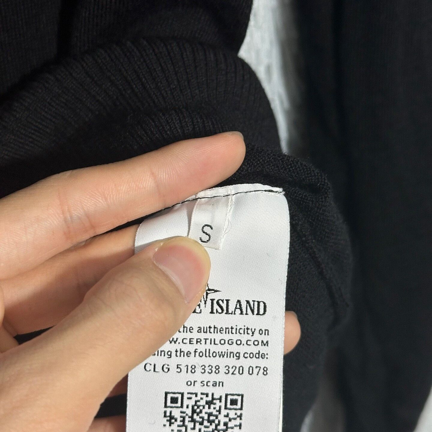 Stone Island black high-neck knit sweater from Stone Island Size US S / EU 44-46 / 1 - 5 Thumbnail