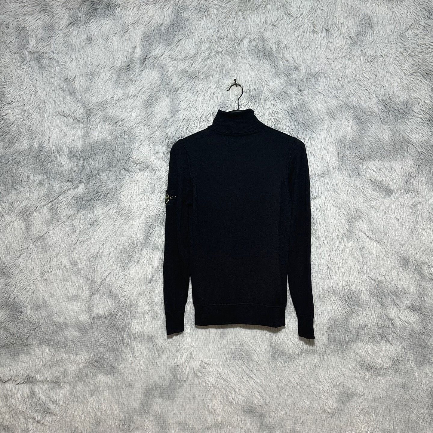Stone Island black high-neck knit sweater from Stone Island Size US S / EU 44-46 / 1 - 2 Thumbnail