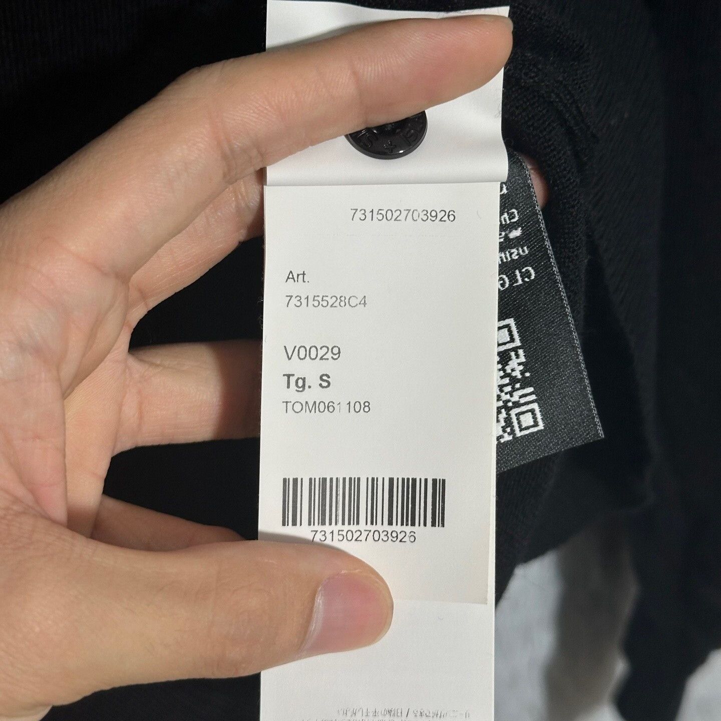 Stone Island black high-neck knit sweater from Stone Island Size US S / EU 44-46 / 1 - 7 Thumbnail