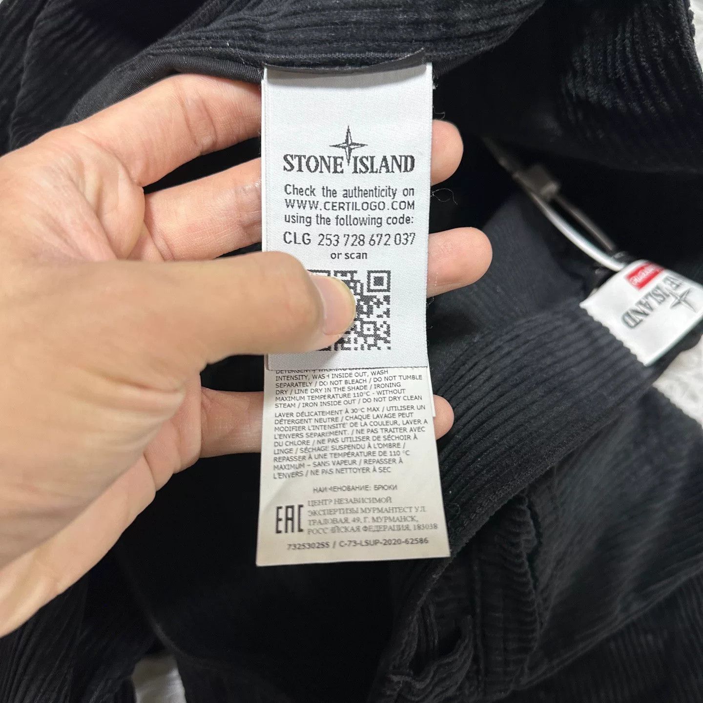 Stone Island stone island supreme corduroy pants black Size US 30 / EU 46 - 5 Thumbnail