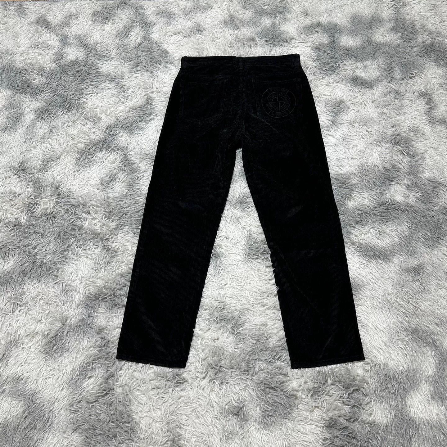 Stone Island stone island supreme corduroy pants black Size US 30 / EU 46 - 2 Thumbnail