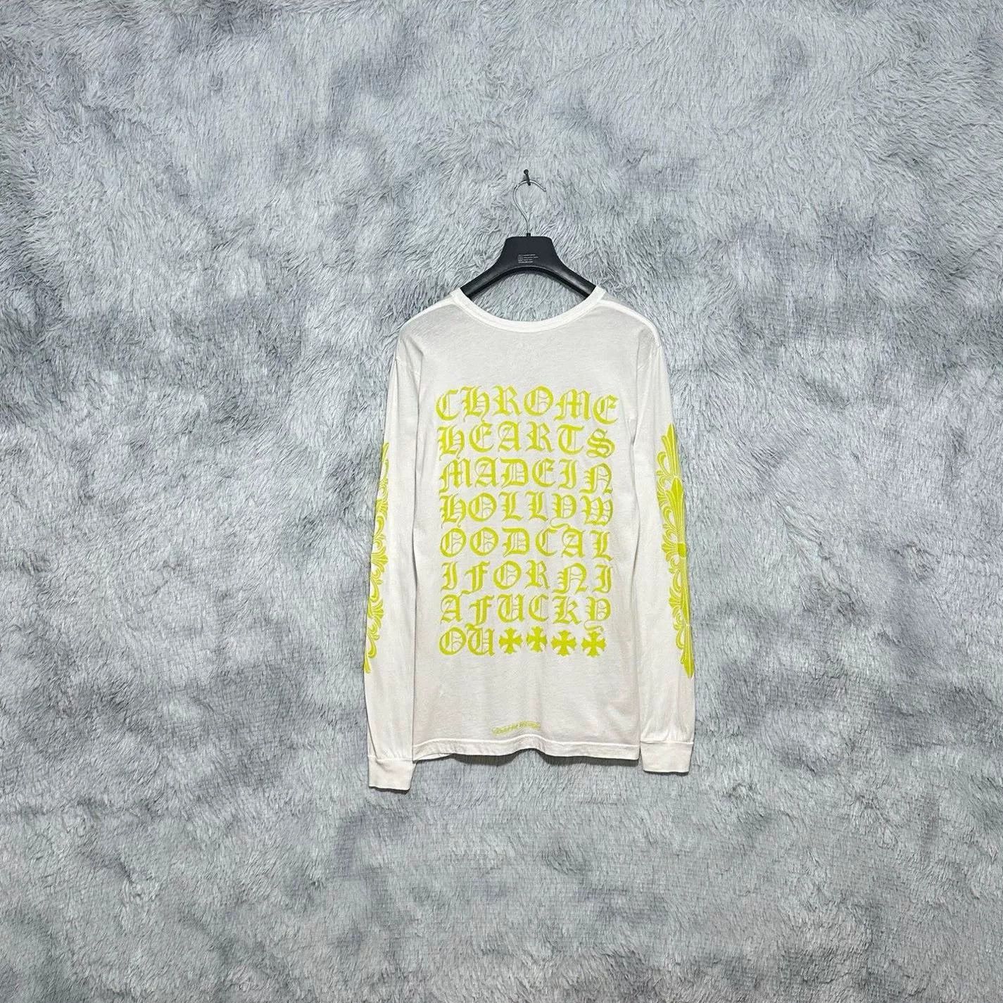 Chrome Hearts chrome hearts long sleeve t-shirt with yellow print Size US M / EU 48-50 / 2 - 2 Thumbnail