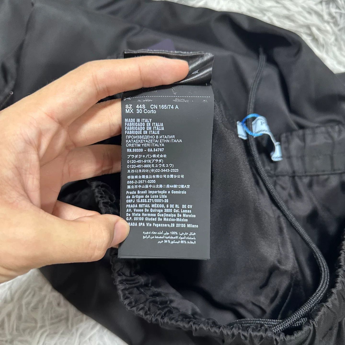 Prada prada black side zip nylon long pants Size US 28 / EU 44 - 8 Thumbnail