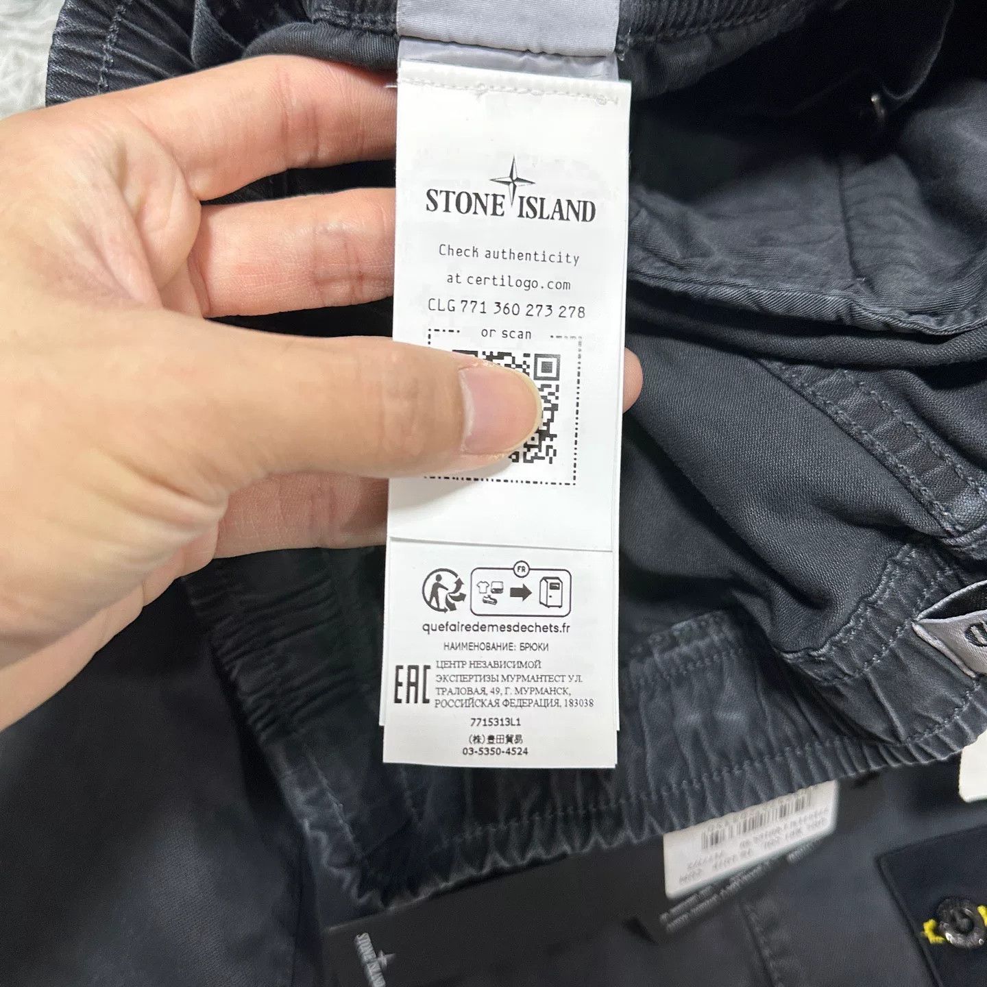 Stone Island stone island black work pants W30 size Size US 30 / EU 46 - 7 Thumbnail