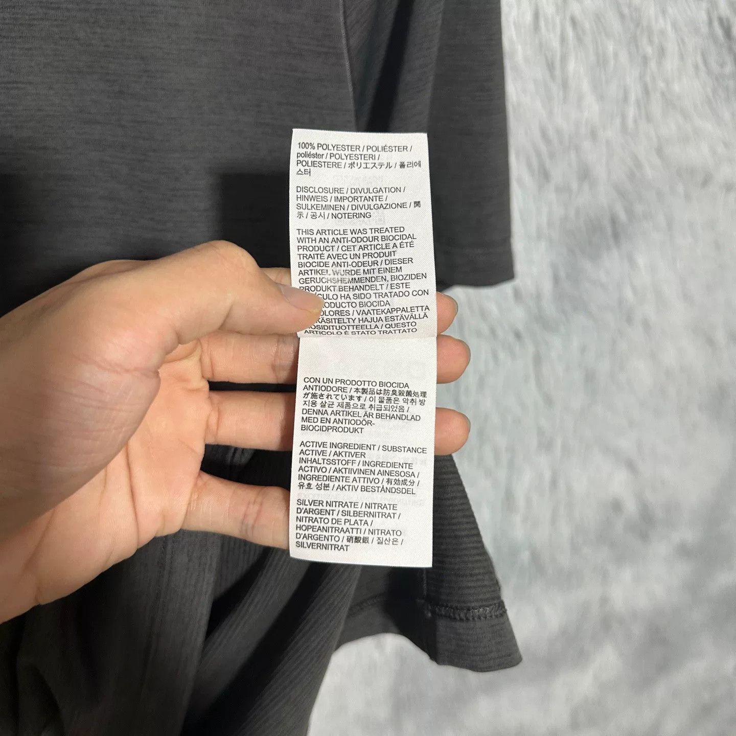 Arc'teryx Arcteryx Cormac Polo Short Sleeve Black Gray Size US S / EU 44-46 / 1 - 6 Thumbnail