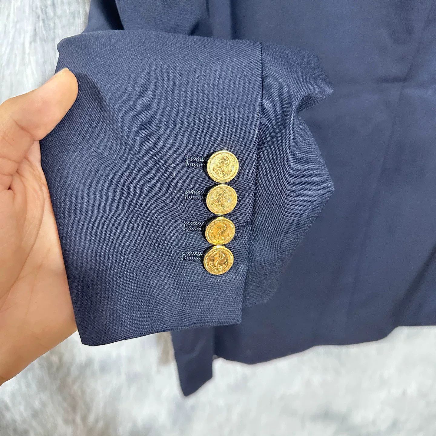 Thom Browne thom browne navy wool suit jacket Size US M / EU 48-50 / 2 - 5 Thumbnail