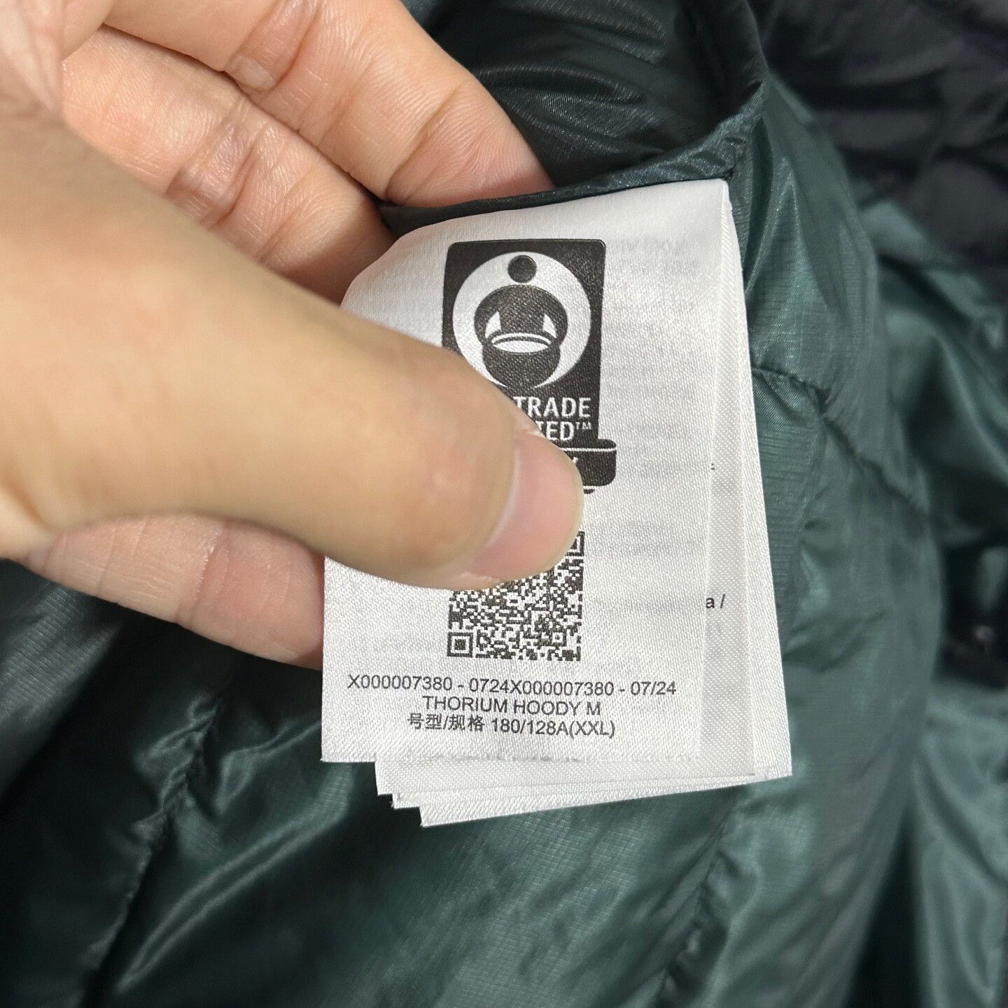 Arc'teryx Arcteryx Thorium Hoody Down Jacket Black Green Size US XXL / EU 58 / 5 - 7 Thumbnail