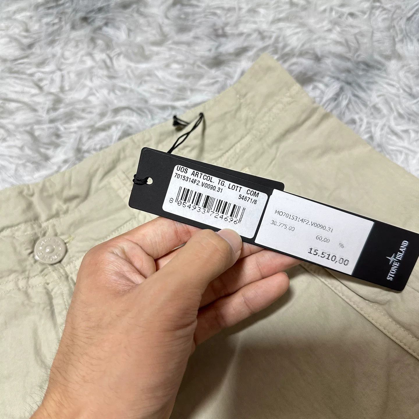 Stone Island stone island white ghost cargo pants W31 W33 Size US 31 - 4 Thumbnail
