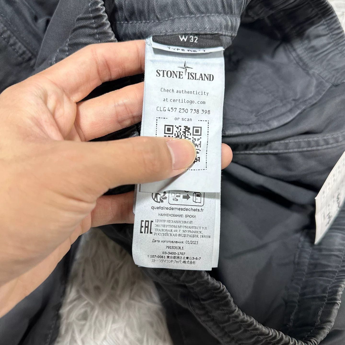 Stone Island stone island cargo pants in charcoal gray Size US 32 / EU 48 - 6 Thumbnail