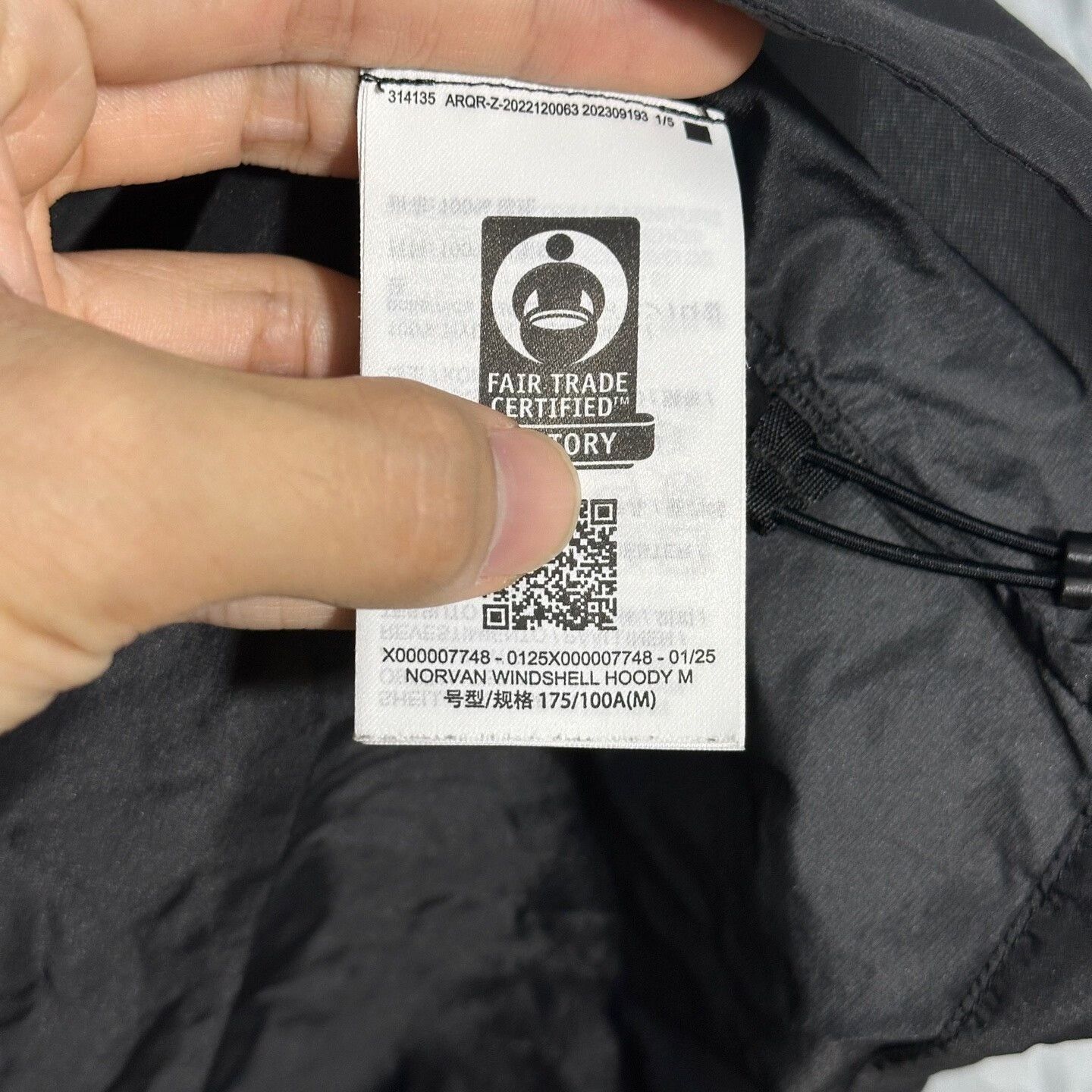Arc'teryx Arcteryx Norvan Windshell Hoody Black Size M Size US M / EU 48-50 / 2 - 7 Thumbnail