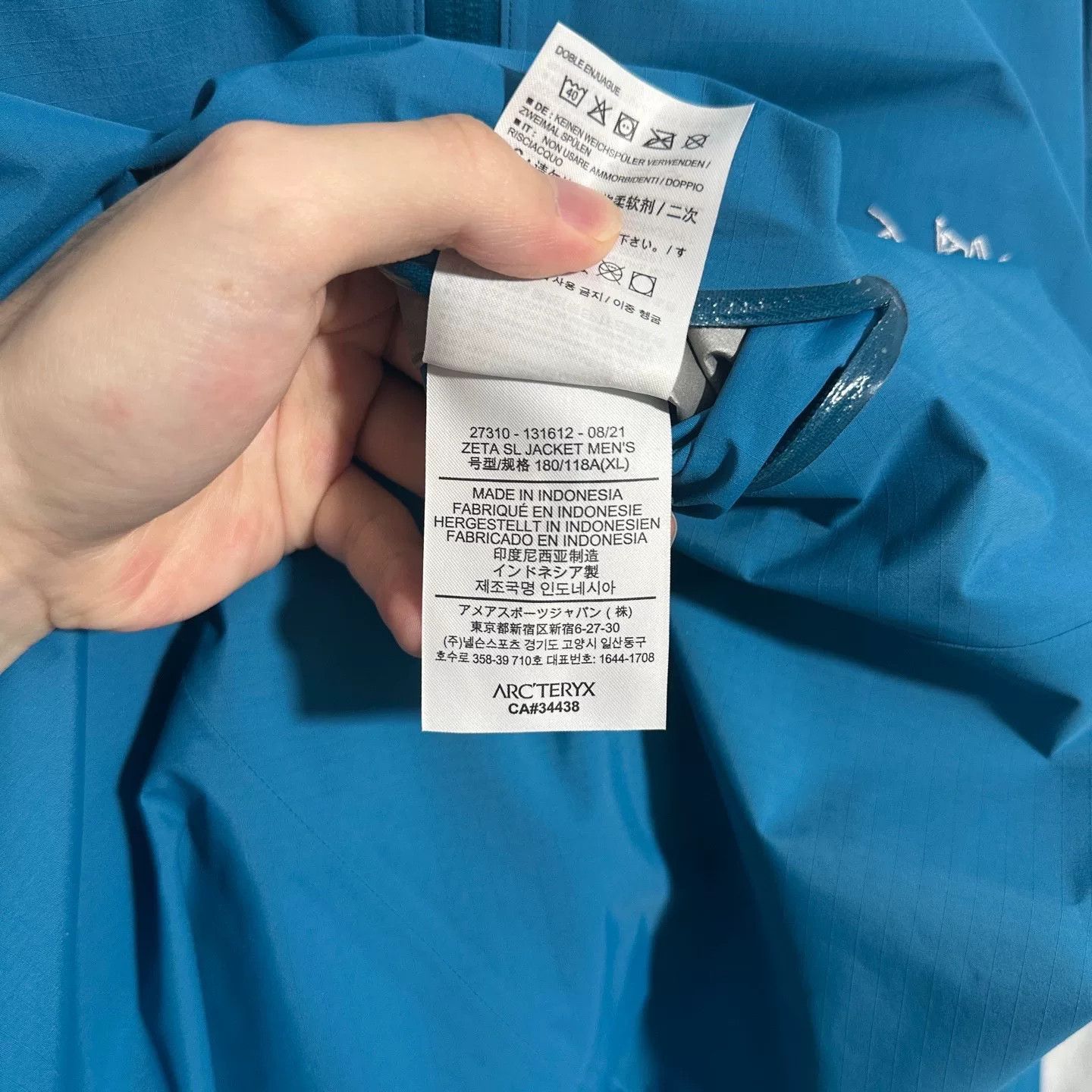 Arc'teryx Arcteryx Zeta SL Jacket Hooded Blue XL Size US XL / EU 56 / 4 - 6 Thumbnail