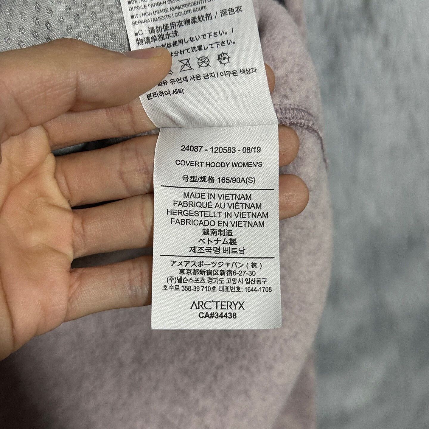 Arc'teryx arcteryx women's covert cardigan in light purple Size S / US 4 / IT 40 - 8 Thumbnail